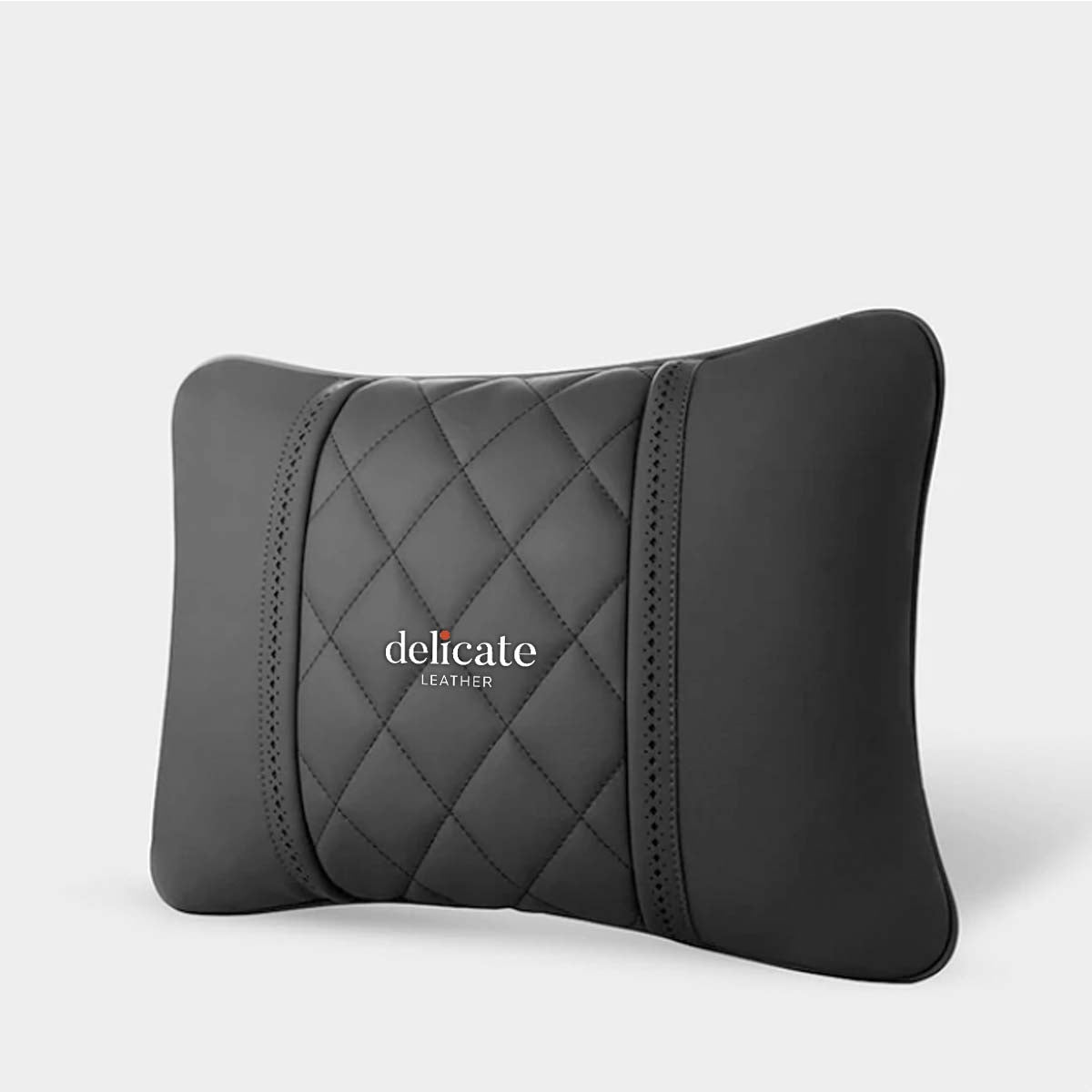 Delicate Leather Premium Leather Car Neck Pillow Headrest: Enhance Your Car Travel Experience with Rear Seat Support Cushion – A Stylish and Functional Interior Accessory