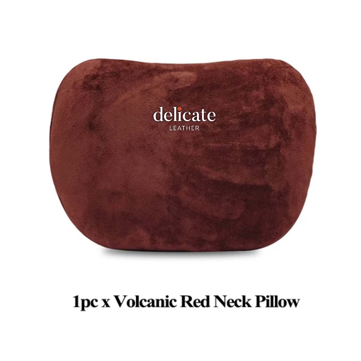 Delicate Leahter Car Seat Headrest Neck Pillow: Premium Accessories for Enhanced Comfort - Delicate Leather