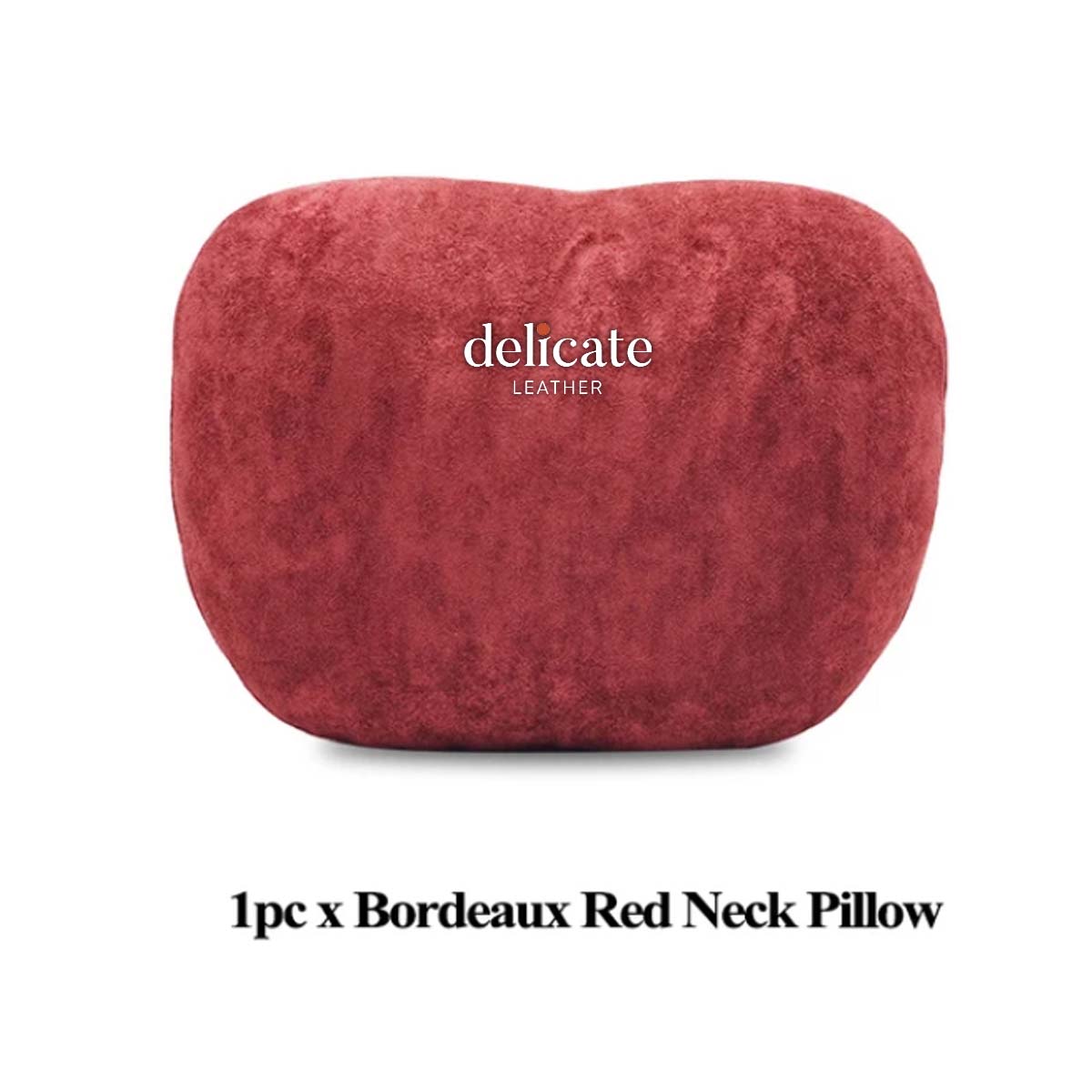 Delicate Leahter Car Seat Headrest Neck Pillow: Premium Accessories for Enhanced Comfort - Delicate Leather