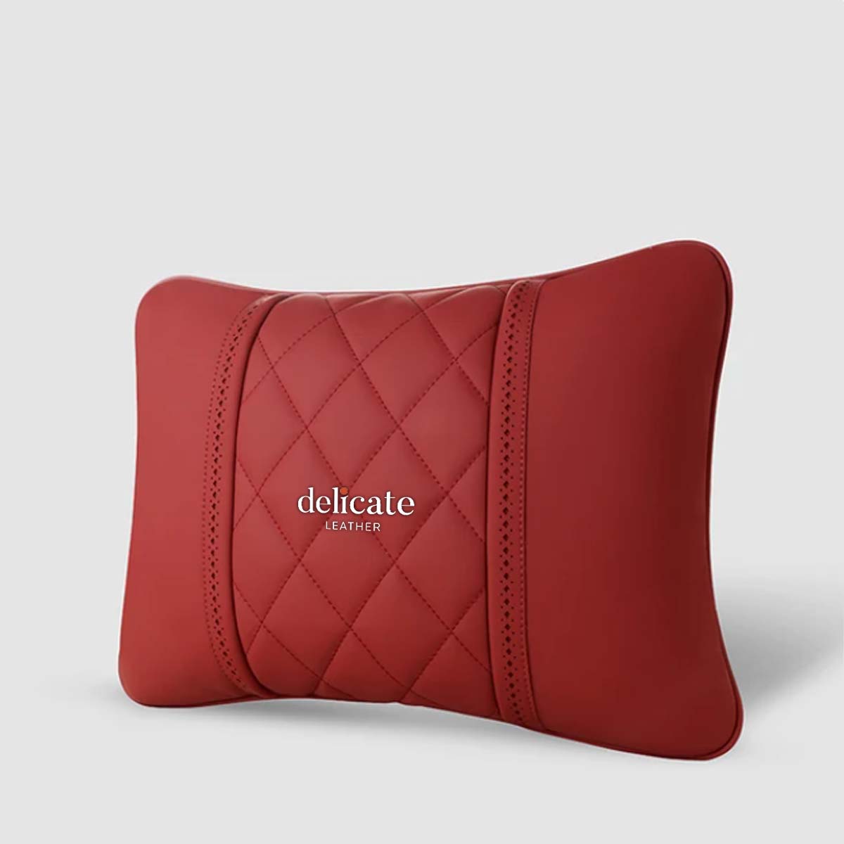 Delicate Leather Premium Leather Car Neck Pillow Headrest: Enhance Your Car Travel Experience with Rear Seat Support Cushion – A Stylish and Functional Interior Accessory