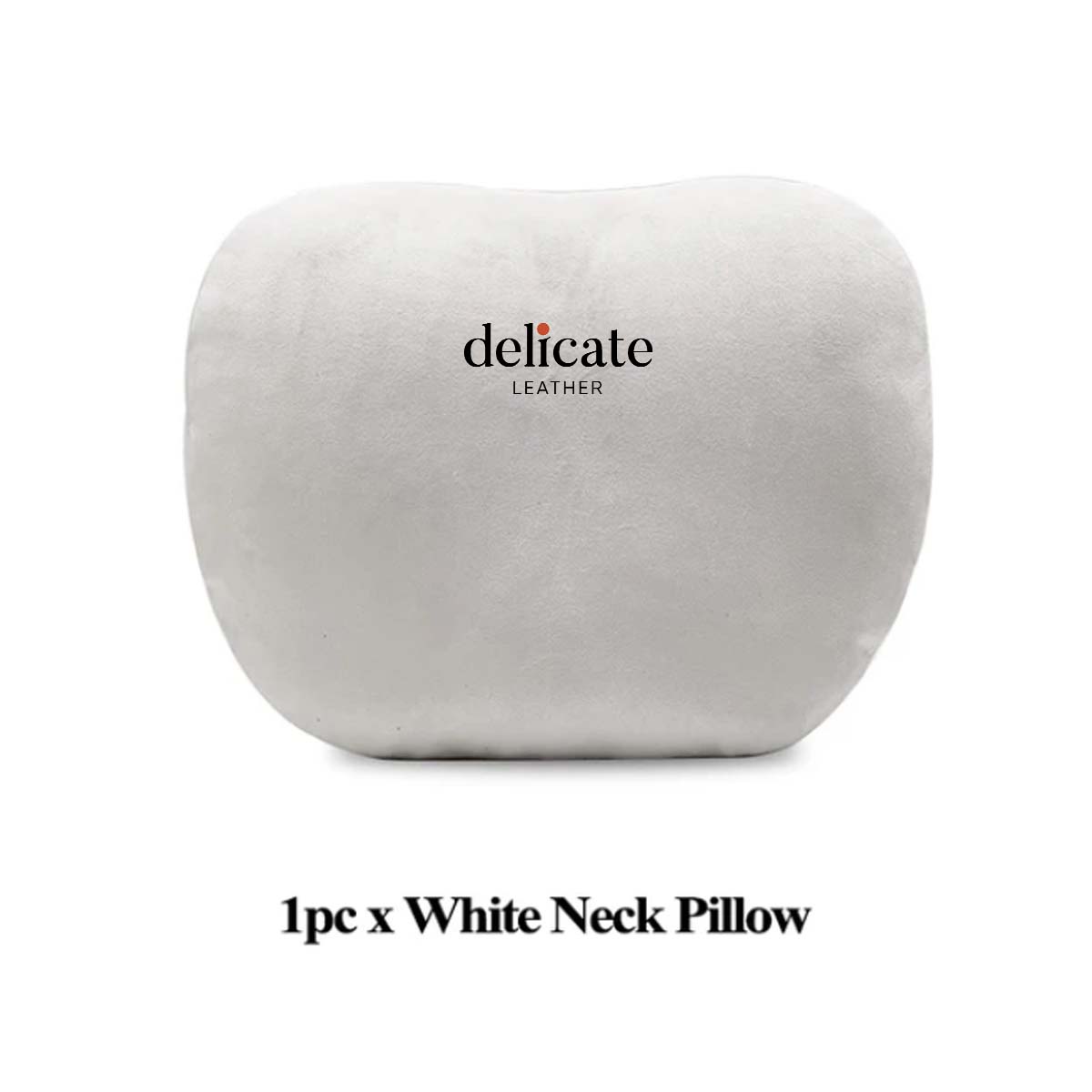 Delicate Leahter Car Seat Headrest Neck Pillow: Premium Accessories for Enhanced Comfort - Delicate Leather