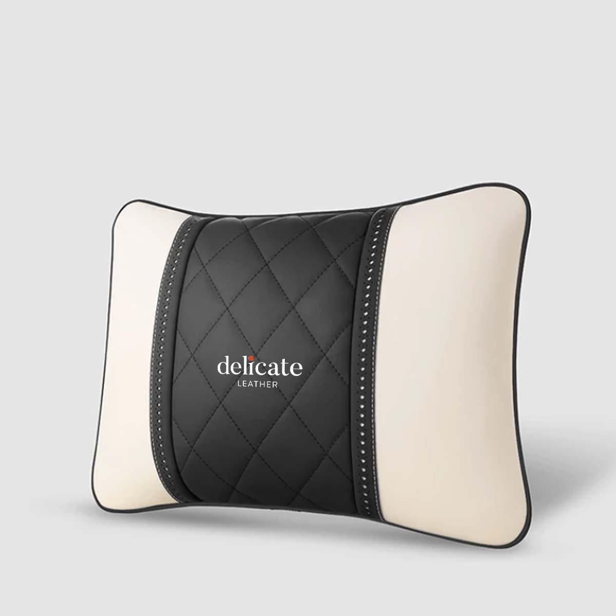 Delicate Leather Premium Leather Car Neck Pillow Headrest: Enhance Your Car Travel Experience with Rear Seat Support Cushion – A Stylish and Functional Interior Accessory