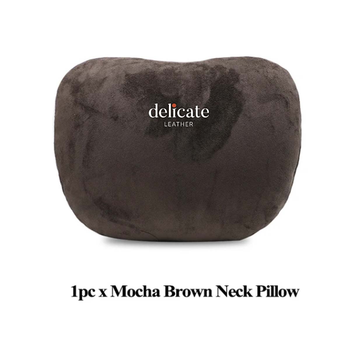 Delicate Leahter Car Seat Headrest Neck Pillow: Premium Accessories for Enhanced Comfort - Delicate Leather