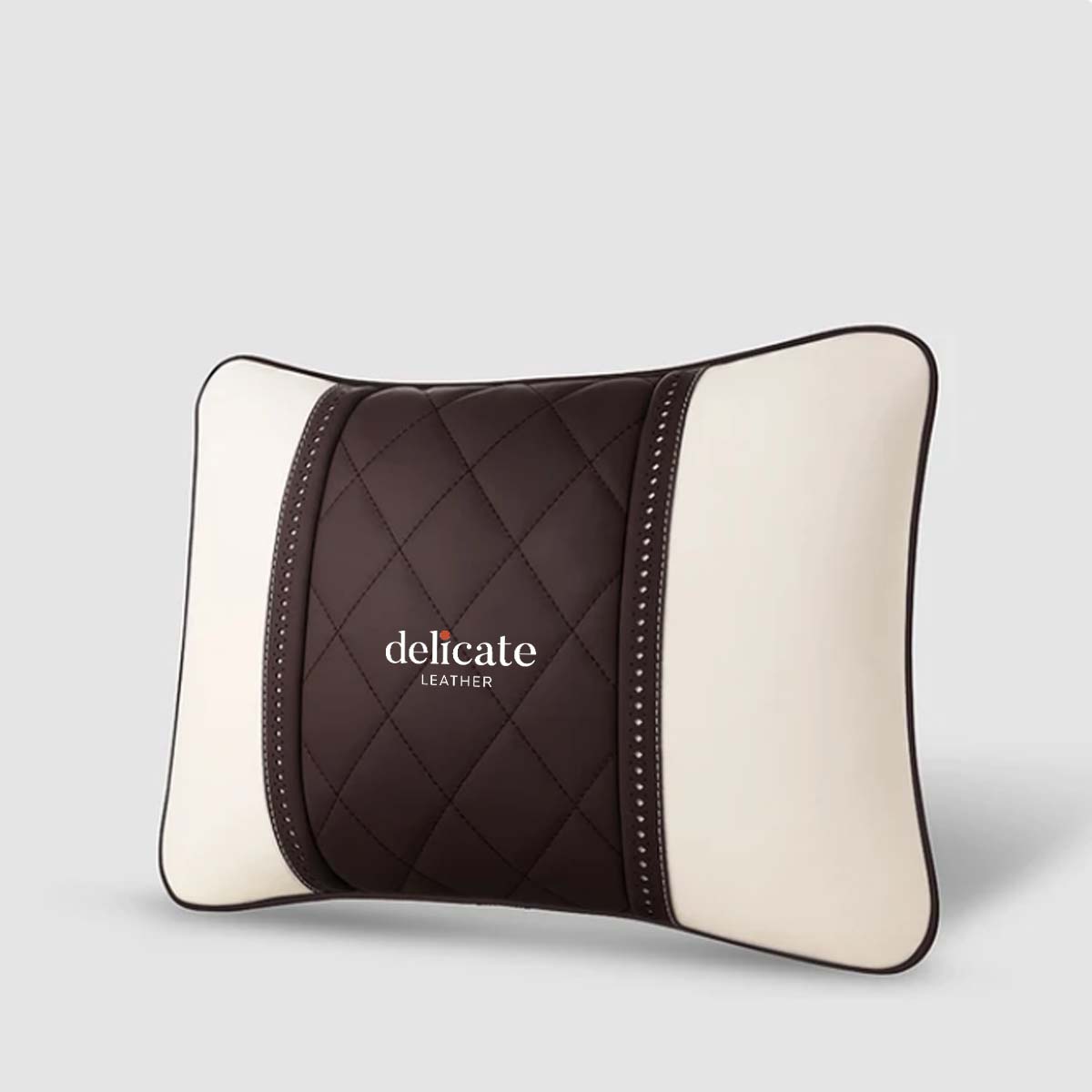 Delicate Leather Premium Leather Car Neck Pillow Headrest: Enhance Your Car Travel Experience with Rear Seat Support Cushion – A Stylish and Functional Interior Accessory