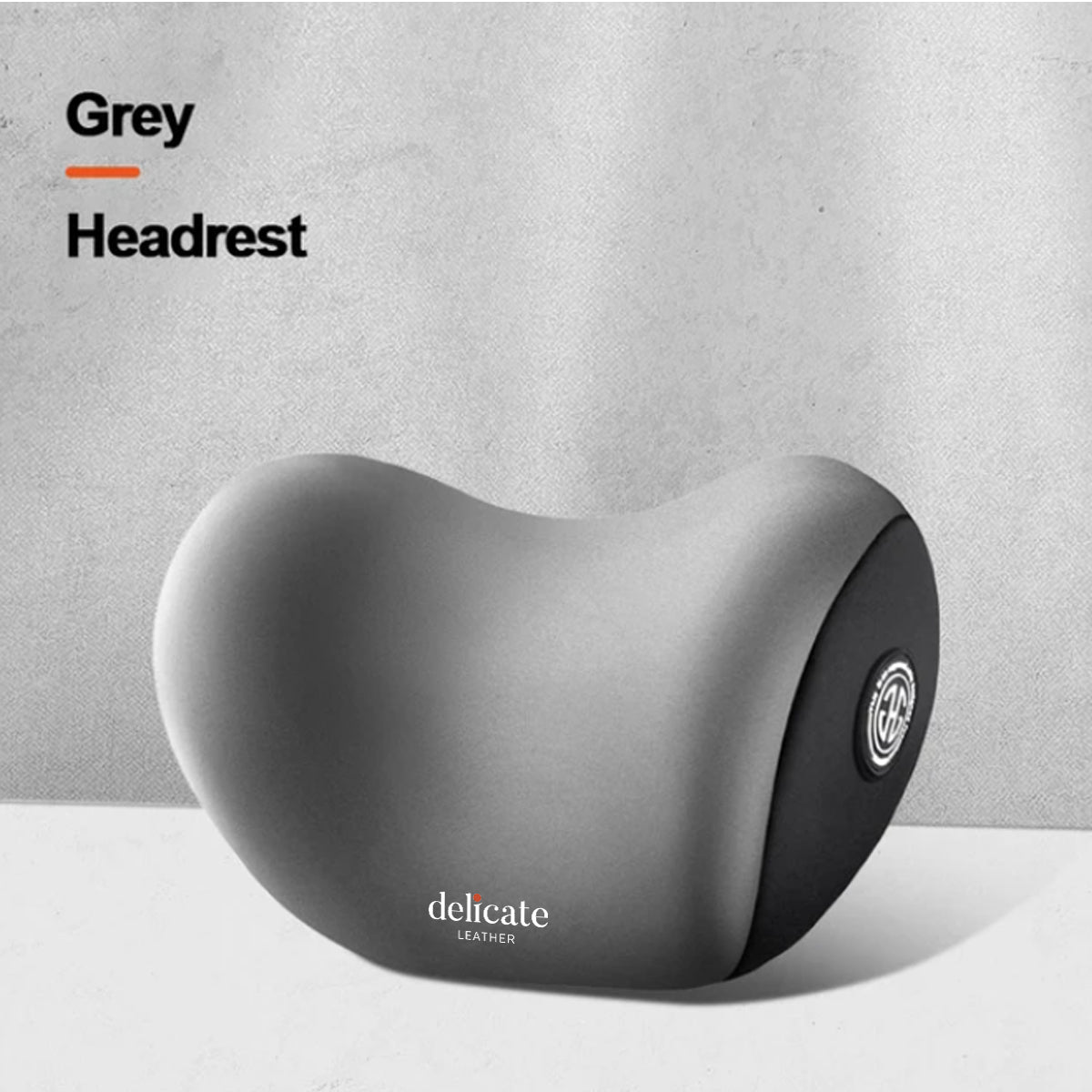 Delicate Leather Neck Pillow, Memory Foam Cervical Car Seat Headrest Neck Rest Cushion for Driving Seat Auto Head Rest Neck Support - Delicate Leather