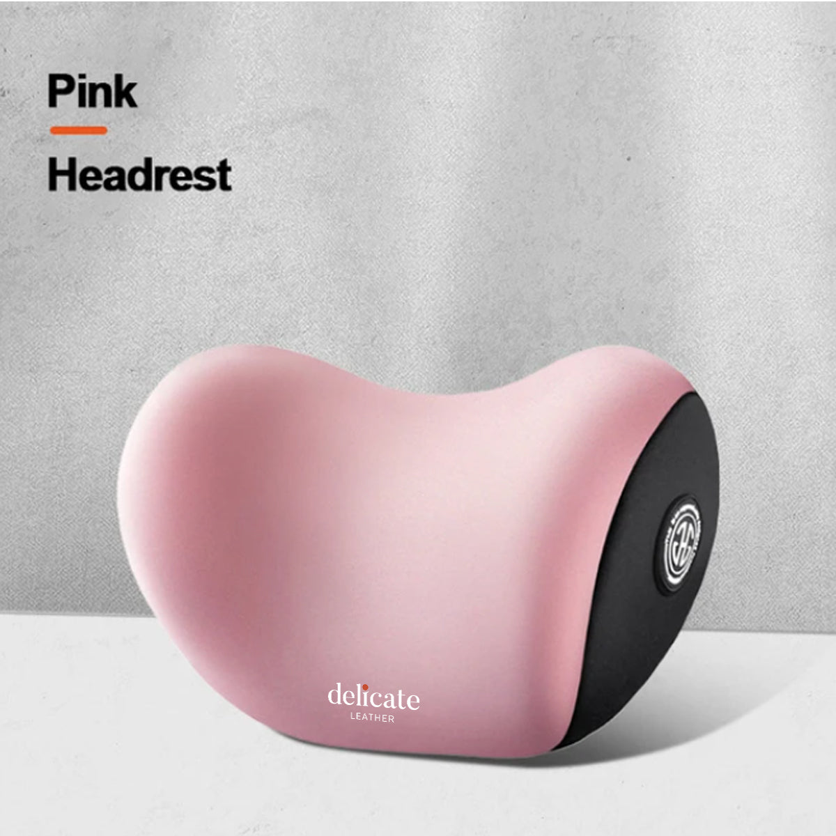 Delicate Leather Neck Pillow, Memory Foam Cervical Car Seat Headrest Neck Rest Cushion for Driving Seat Auto Head Rest Neck Support - Delicate Leather