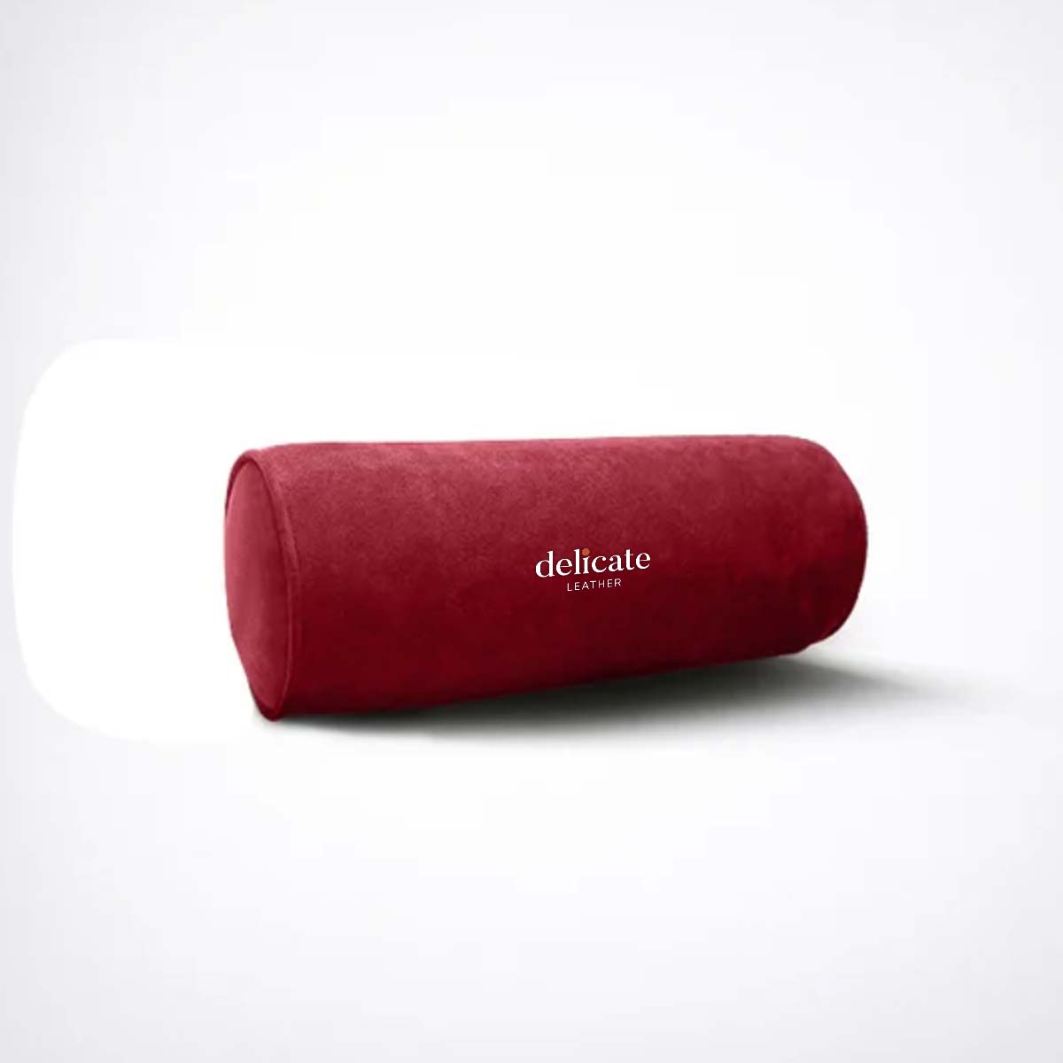 Delicate Leather, Universal Four-Season Deerskin Car Neck Pillow: Premium Round Headrest for Car Seats with Alcantara Interior - A Must-Have Car Accessory for All Seasons