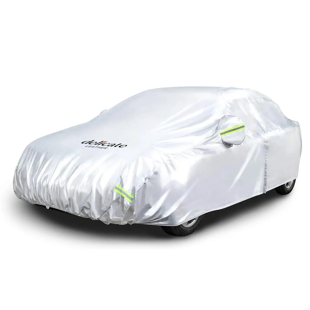 Car Cover Waterproof All Weather for Automobiles, Custom fit for Car, Outdoor Full Cover Rain Sun UV Protection - Delicate Leather