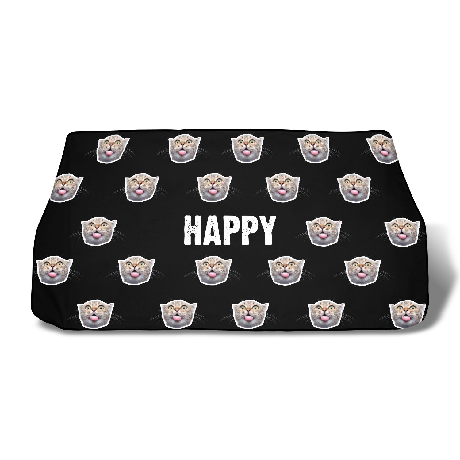 Customized Photo Cat Car Windshield Sunshade, Custom Windshield Sunshade with Picture, Fit with all car, UV Rays and Heat Sun Visor Protector Foldable Sun Shade Umbrella - Delicate Leather