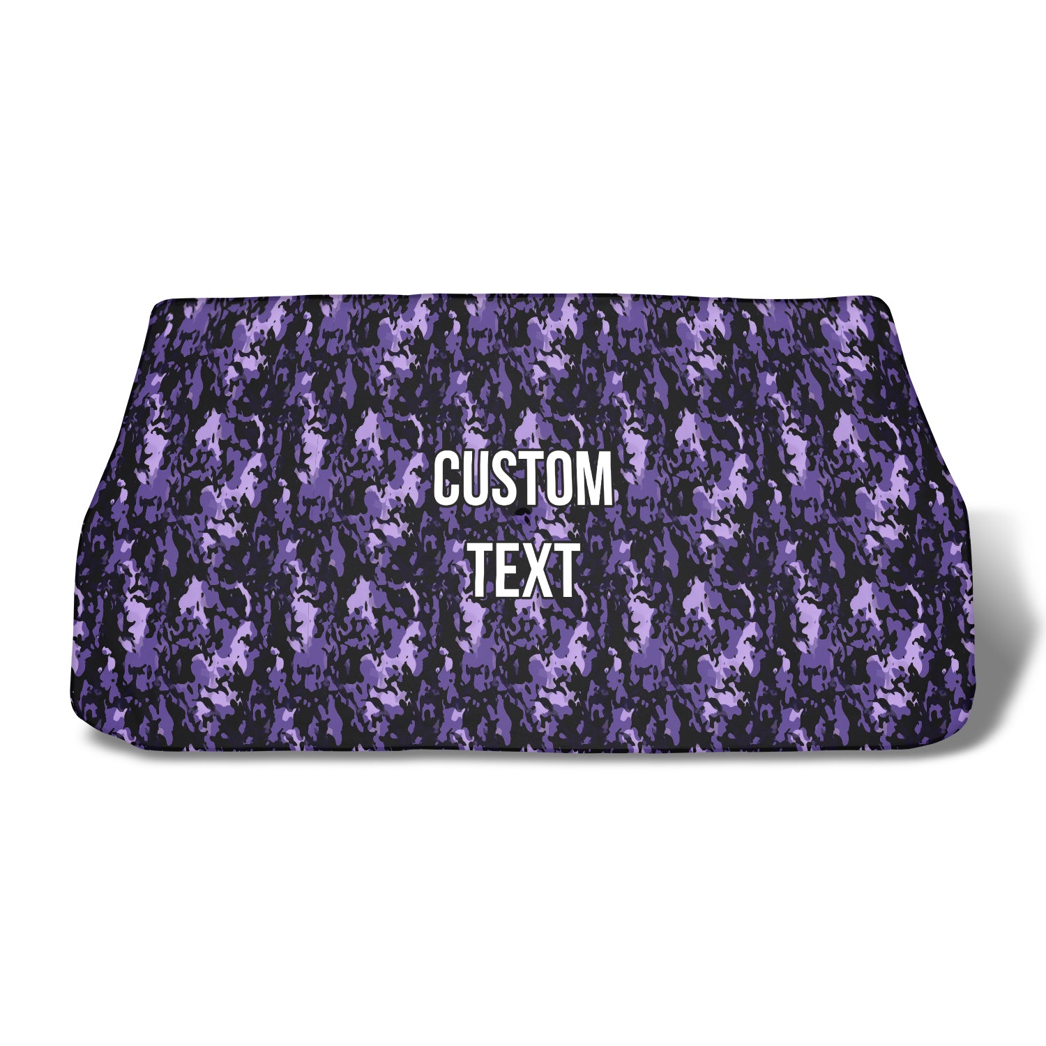 Personalized Custom Camo Car Windshield Sunshade, Purple Camouflage, Fit with all car, UV Rays and Heat Sun Visor Protector Foldable Sun Shade Umbrella, Camo 04 - Delicate Leather