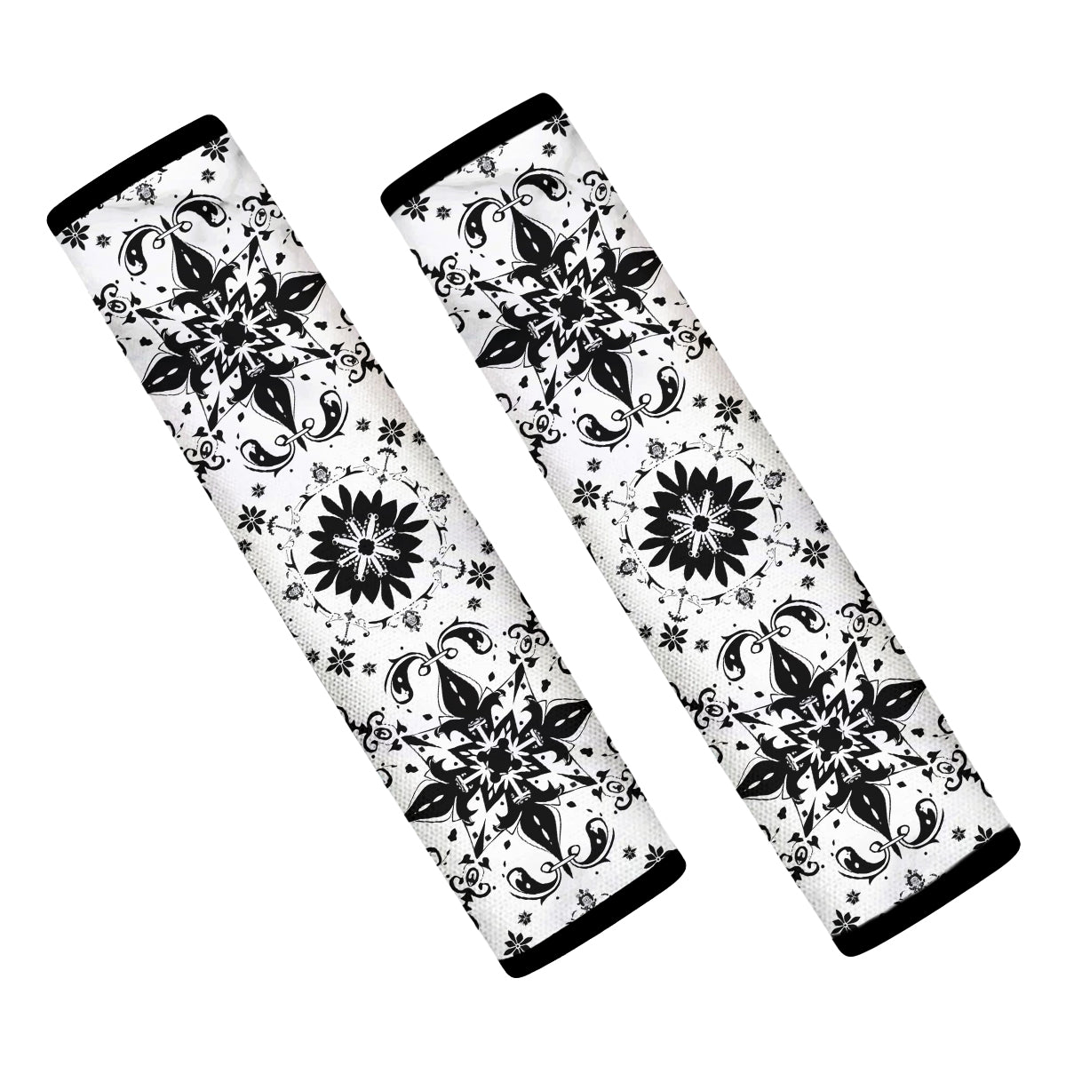 Mandala  Boho Seat Belt Covers (2PCS) , Microfiber Leather Seat Belt Shoulder Pads for More Comfortable Driving, Boho 15 - Delicate Leather