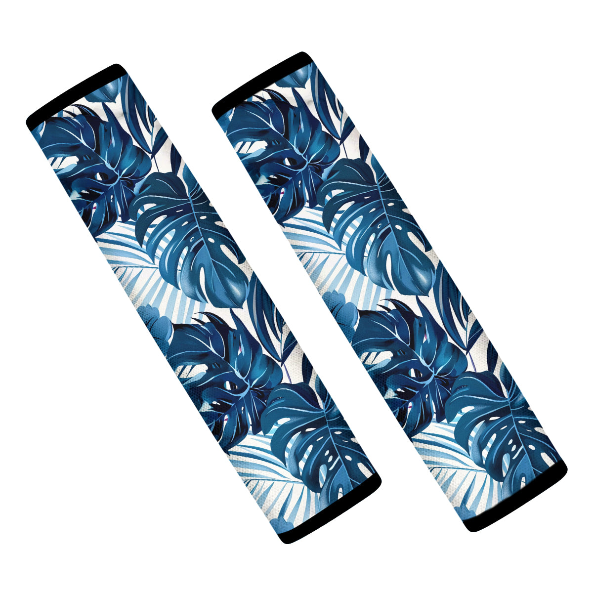 Tropical Rainforest Seat Belt Covers (2PCS), Forest Botanical Microfiber Leather Seat Belt Shoulder Pads for More Comfortable Driving, Tropical 06 - Delicate Leather