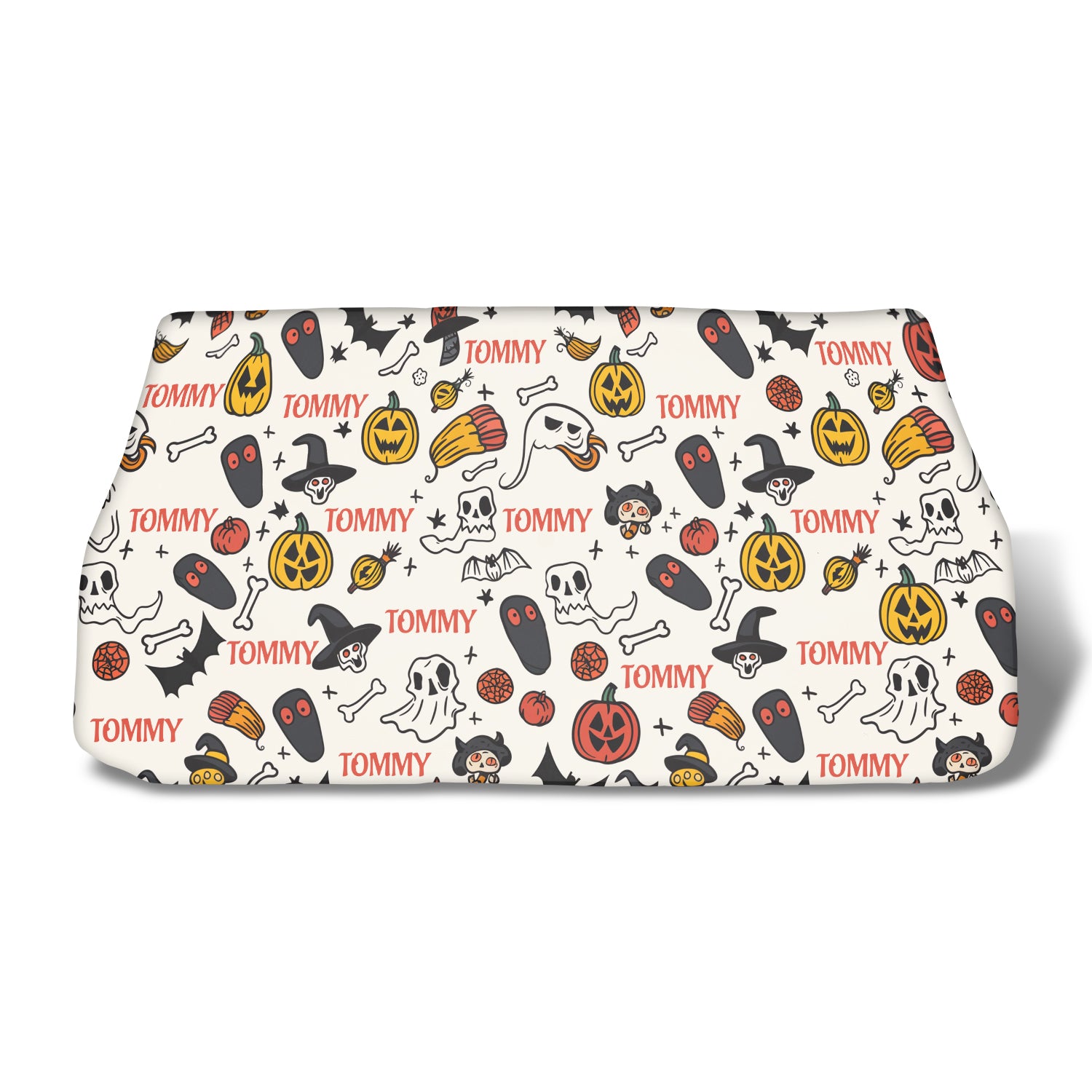 Personalized Happy Halloween Car Windshield Sunshade, Cute Doodle Ghost, Fit with all car, UV Rays and Heat Sun Visor Protector Foldable Sun Shade Umbrella, Halloween 07 - Delicate Leather