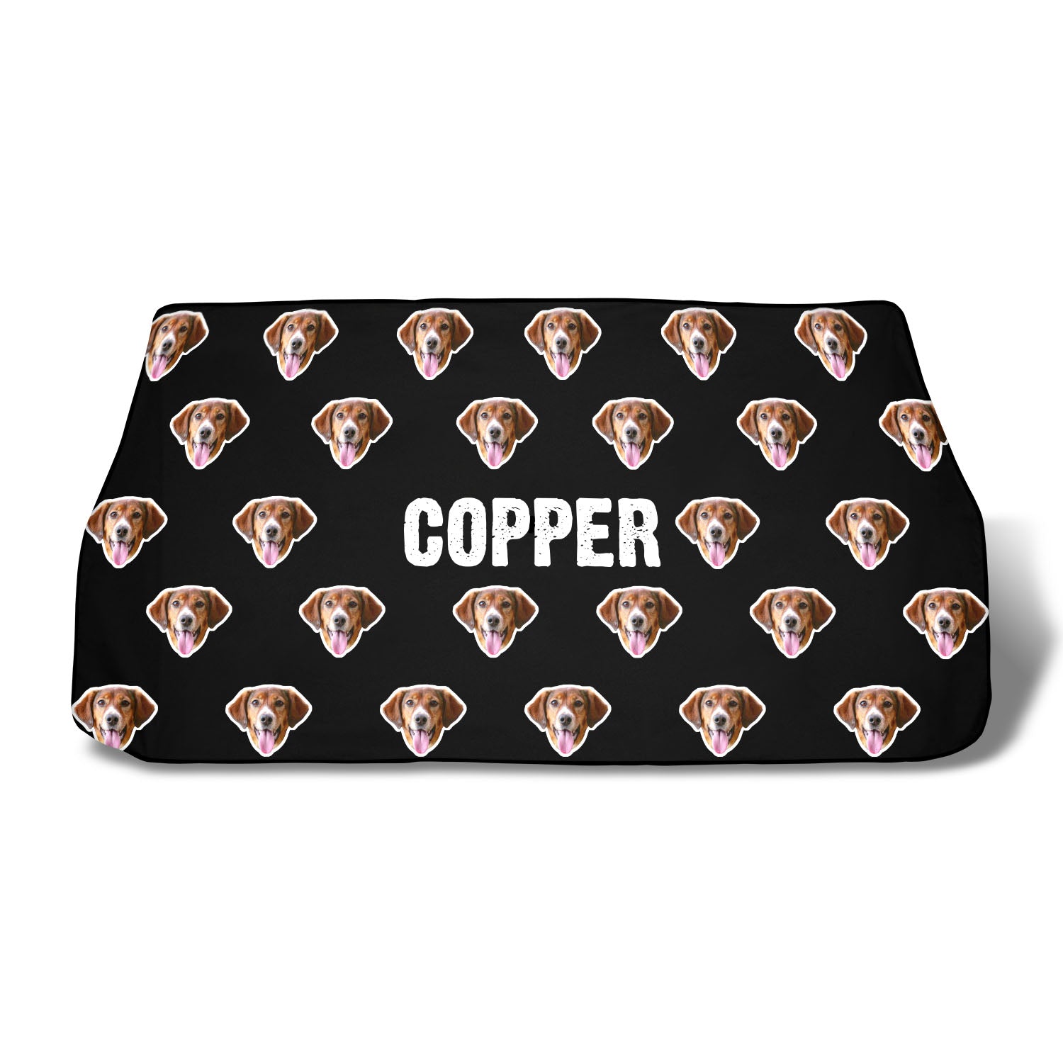 Customized Photo Dog Car Windshield Sunshade, Custom Windshield Sunshade with Picture, Fit with all car, UV Rays and Heat Sun Visor Protector Foldable Sun Shade Umbrella - Delicate Leather