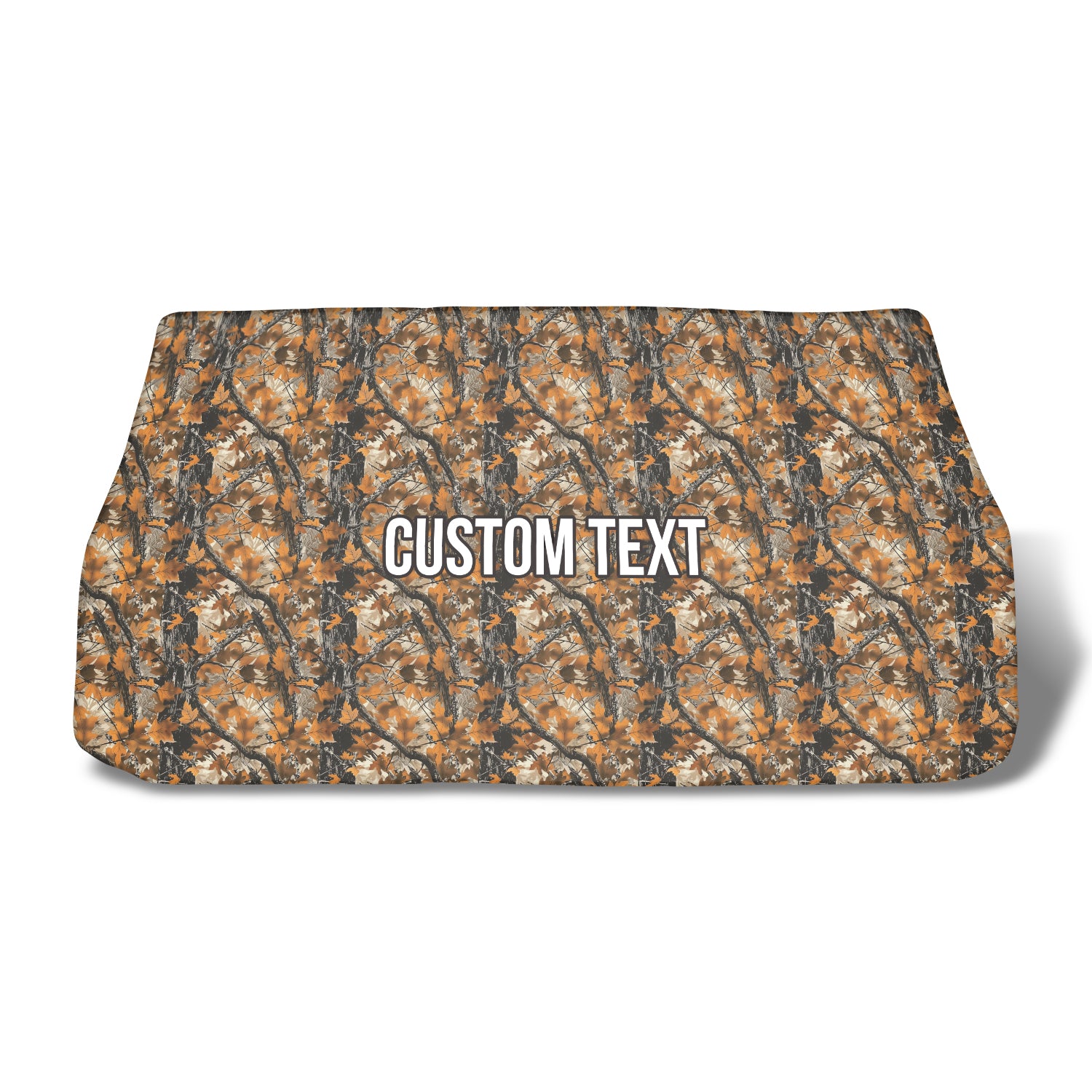 Personalized Custom Camo Car Windshield Sunshade, Orange Camouflage, Fit with all car, UV Rays and Heat Sun Visor Protector Foldable Sun Shade Umbrella, Camo 13 - Delicate Leather