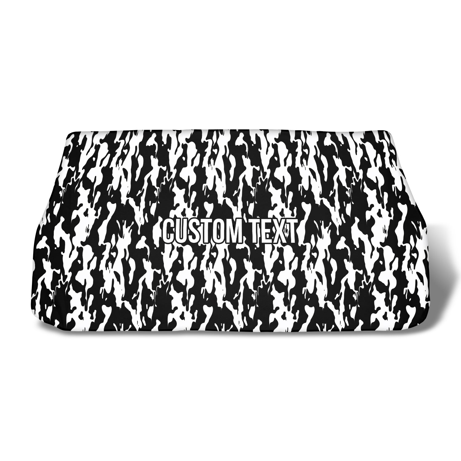 Personalized Custom Camo Car Windshield Sunshade, Black And White Camouflage, Fit with all car, UV Rays and Heat Sun Visor Protector Foldable Sun Shade Umbrella, Camo 05 - Delicate Leather