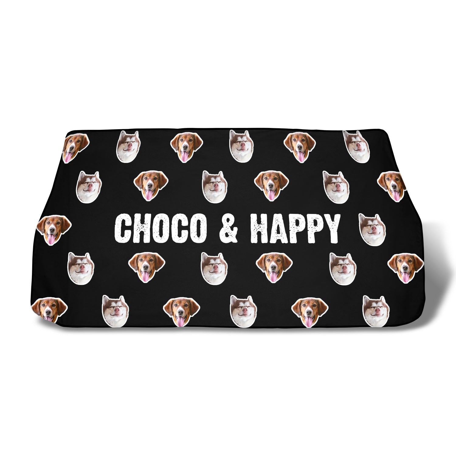 Customized Photo Pet Car Windshield Sunshade, Custom Windshield Sunshade with Picture, Fit with all car, UV Rays and Heat Sun Visor Protector Foldable Sun Shade Umbrella - Delicate Leather