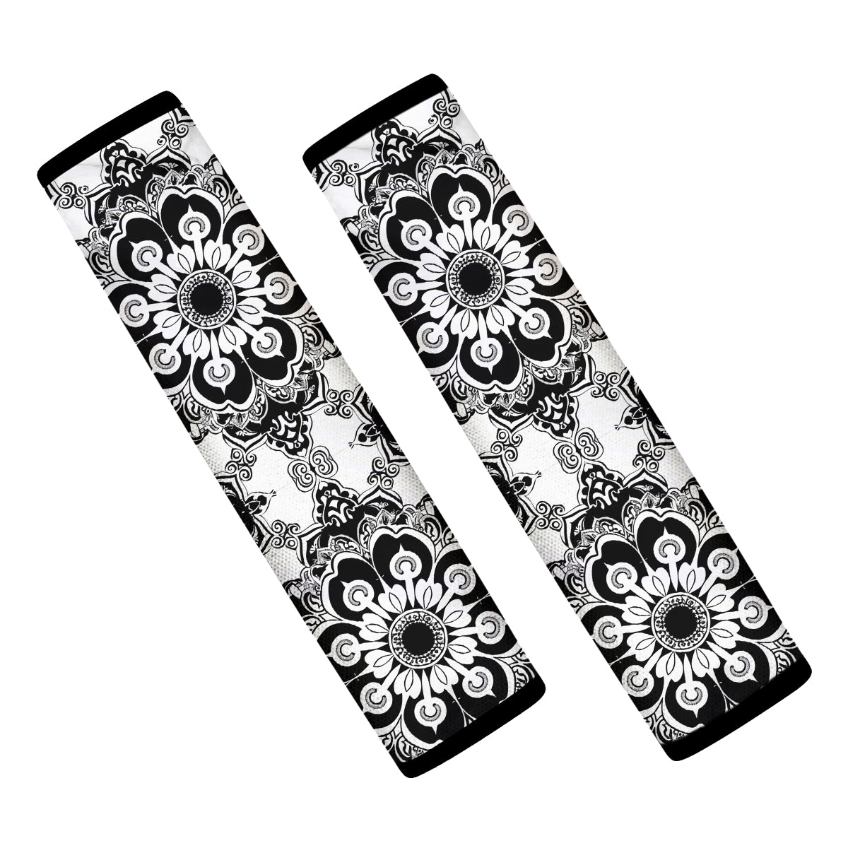 Mandala  Boho Seat Belt Covers (2PCS) , Microfiber Leather Seat Belt Shoulder Pads for More Comfortable Driving, Boho 14 - Delicate Leather