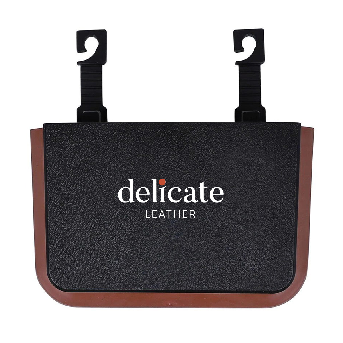 Delicate Leather Hanging Waterproof Car Trash can-Foldable, Custom For Your Cars, Waterproof, and Equipped with Cup Holders and Trays. Multi-Purpose, Car Accessories CC11992 - Delicate Leather