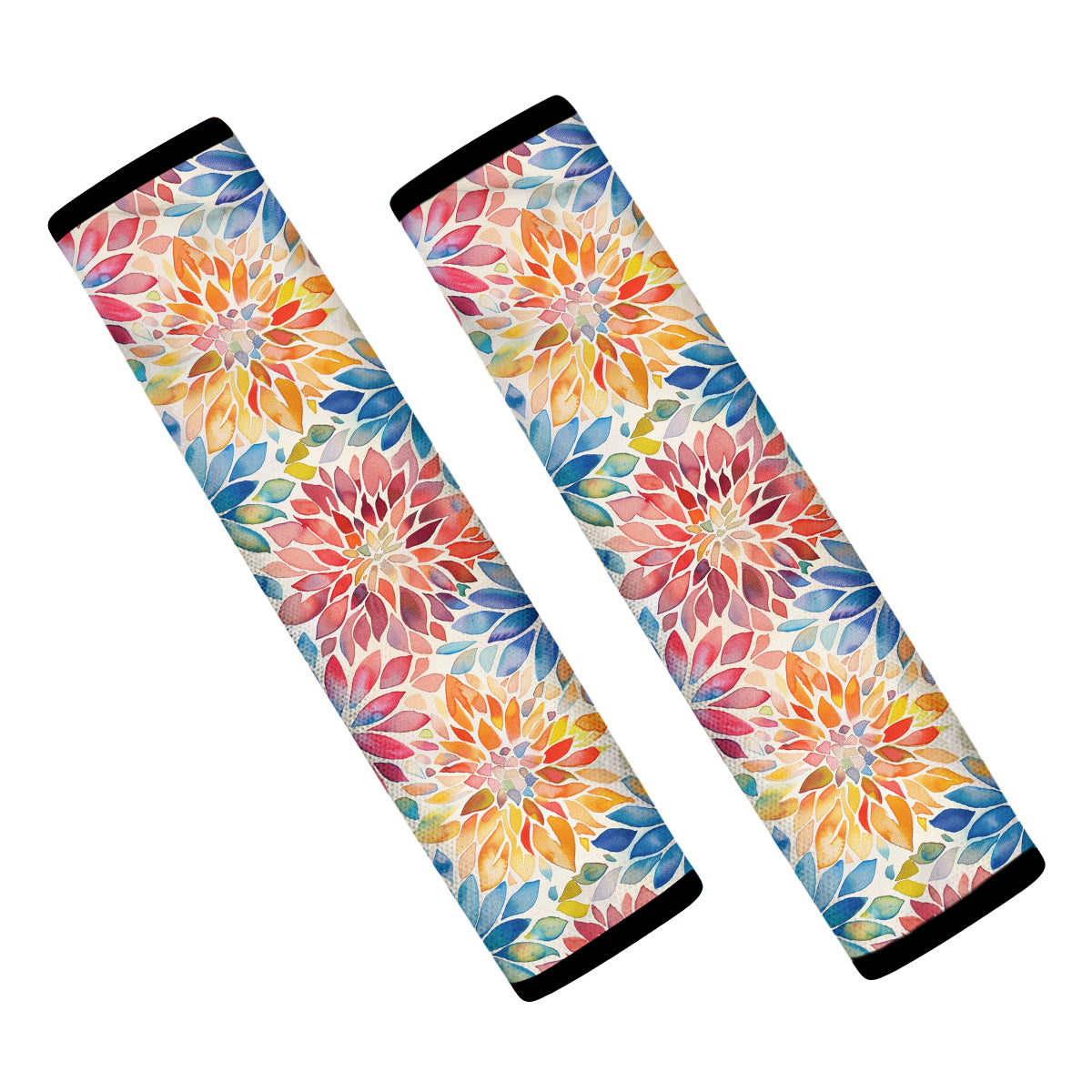 Mandala Boho Seat Belt Covers (2PCS) , Microfiber Leather Seat Belt Shoulder Pads for More Comfortable Driving, Boho 10 - Delicate Leather