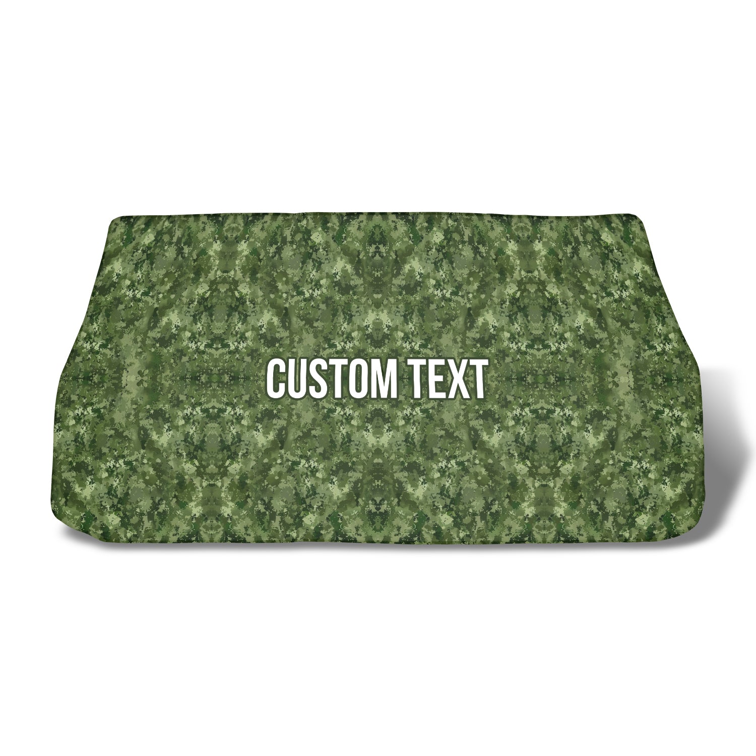 Personalized Custom Camo Car Windshield Sunshade, Green Camouflage, Fit with all car, UV Rays and Heat Sun Visor Protector Foldable Sun Shade Umbrella, Camo 06 - Delicate Leather