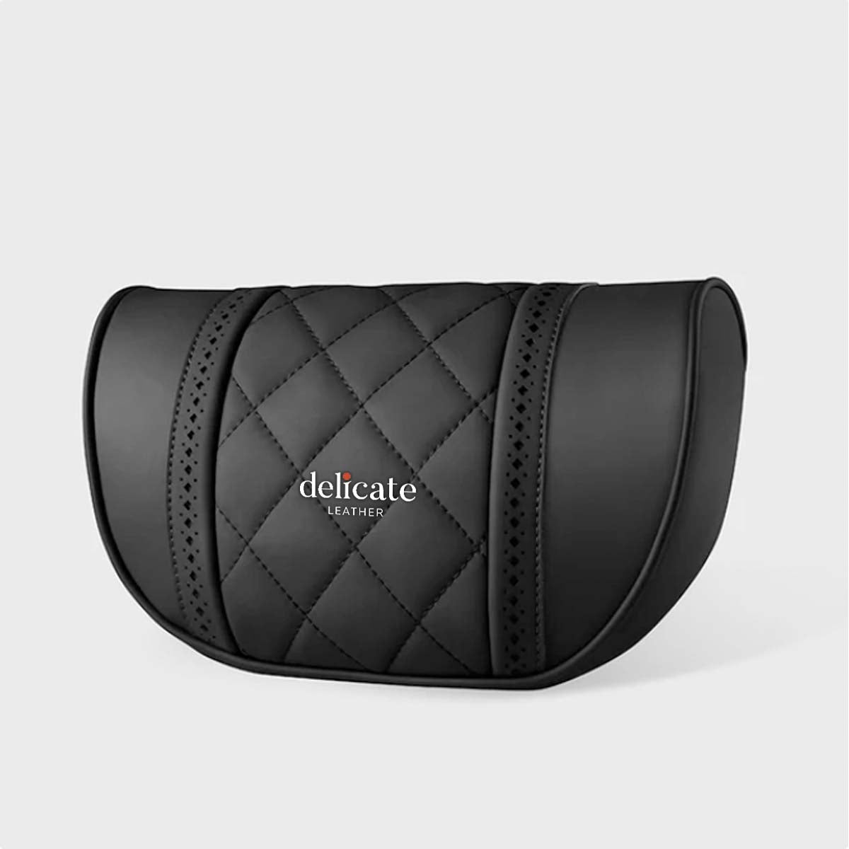 Delicate Leather Premium Leather Car Neck Pillow Headrest: Enhance Your Car Travel Experience with Rear Seat Support Cushion – A Stylish and Functional Interior Accessory