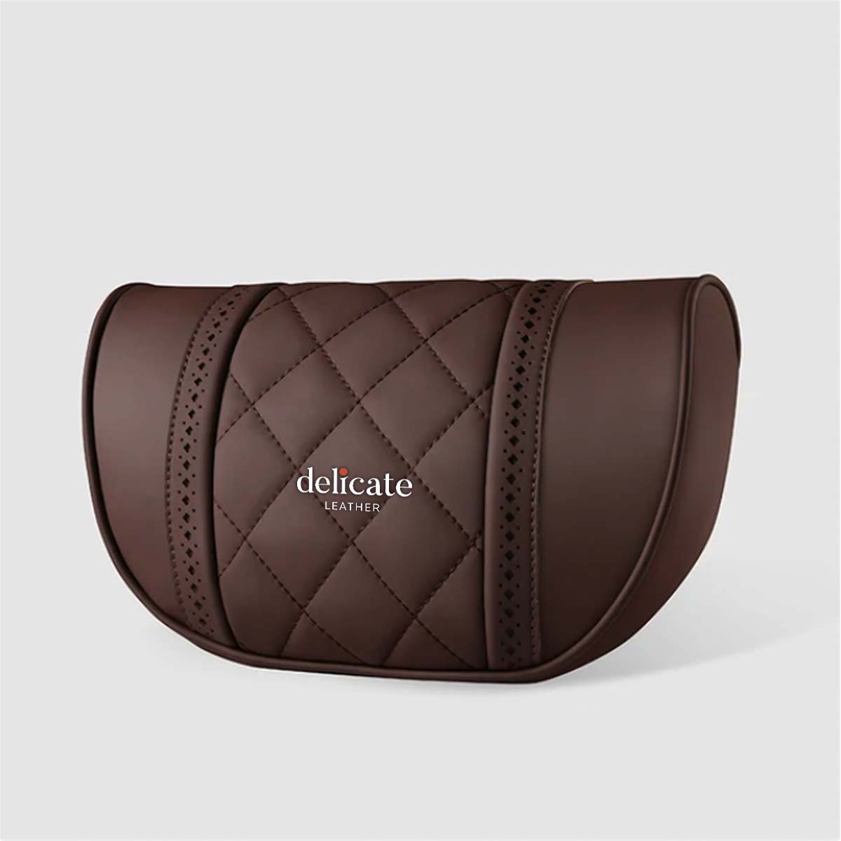 Delicate Leather Premium Leather Car Neck Pillow Headrest: Enhance Your Car Travel Experience with Rear Seat Support Cushion – A Stylish and Functional Interior Accessory