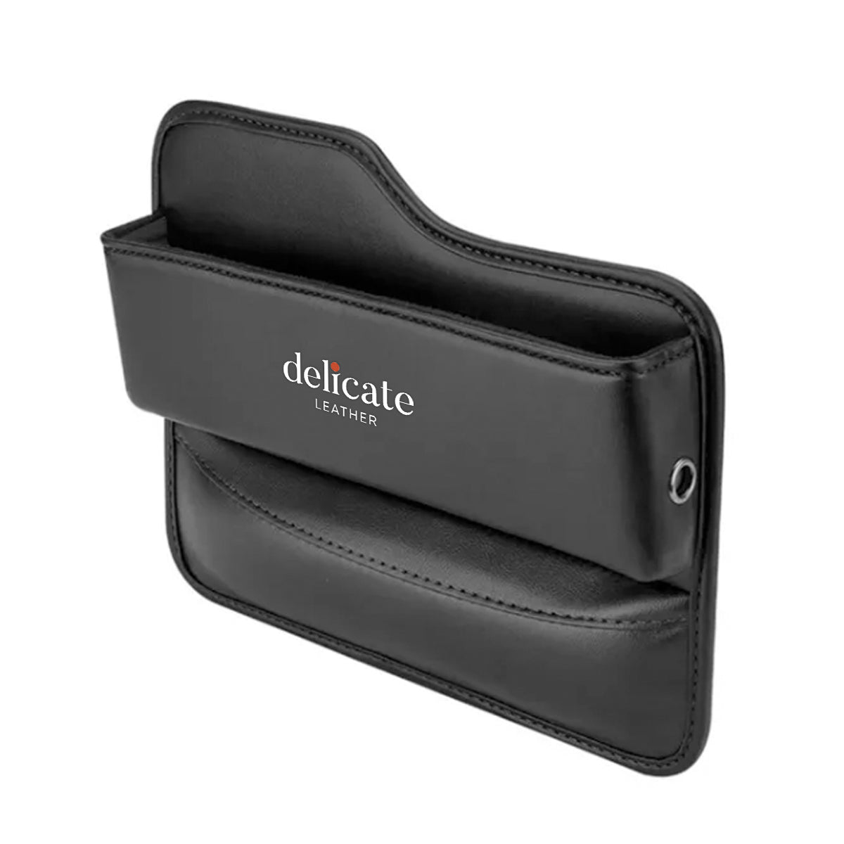 Car Seat Gap Filler Organizer, Custom For Your Cars, Multifunctional PU Leather Console Side Pocket Organizer for Cellphones, Cards, Wallets, Keys