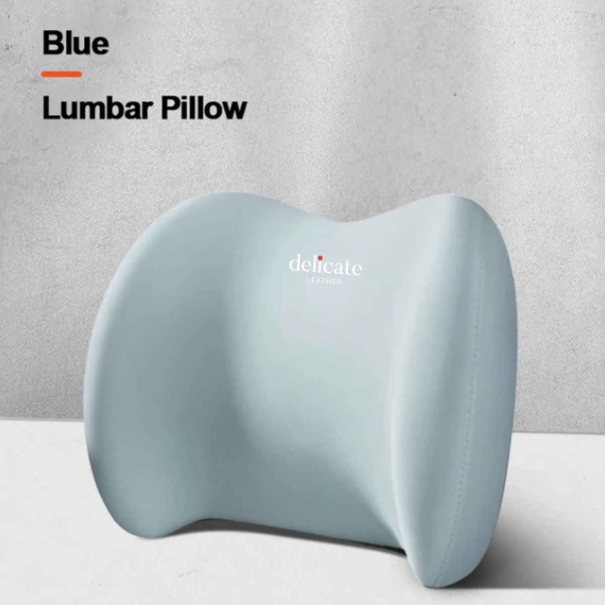 Delicate Leather Neck Pillow, Memory Foam Cervical Car Seat Headrest Neck Rest Cushion for Driving Seat Auto Head Rest Neck Support - Delicate Leather