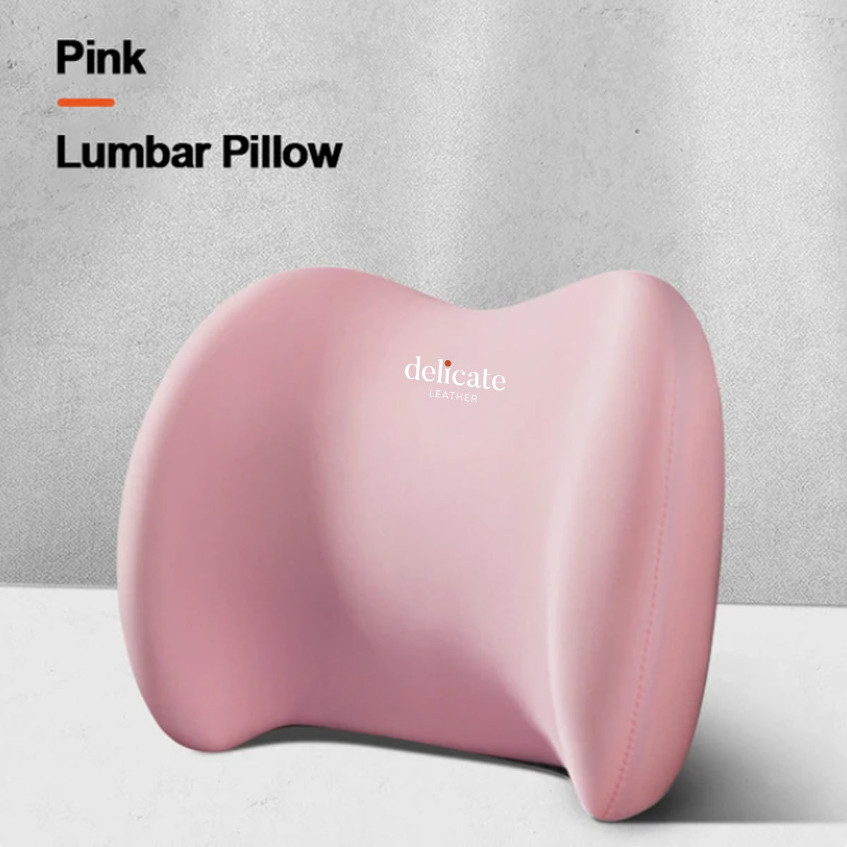 Delicate Leather Neck Pillow, Memory Foam Cervical Car Seat Headrest Neck Rest Cushion for Driving Seat Auto Head Rest Neck Support - Delicate Leather