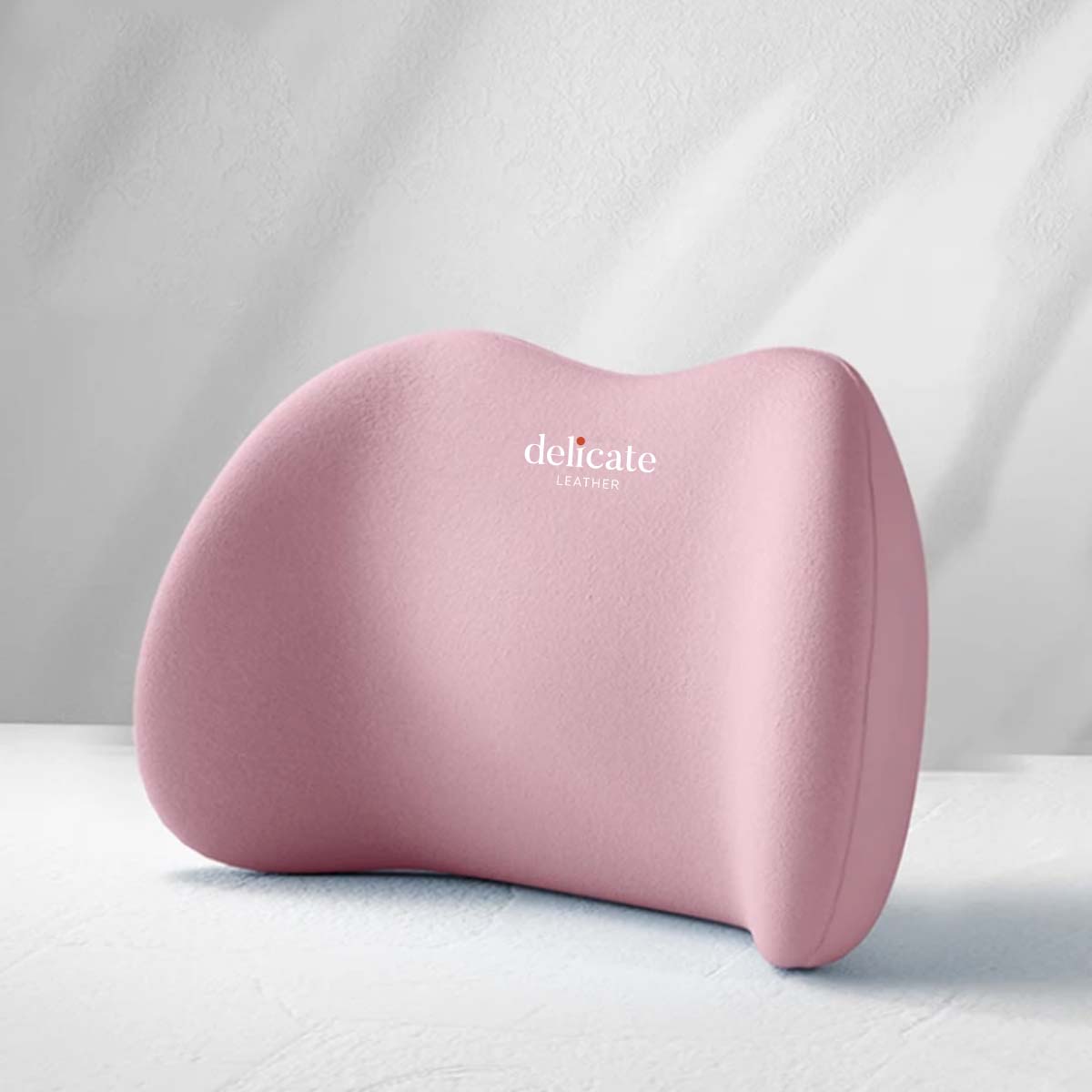 Delicate Leather Car Neck Headrest Pillow: Premium Memory Foam Support Cushion for Ultimate Comfort, Breathable Travel Companion, Lumbar Pillow Included - Universal Car Supplies - Delicate Leather