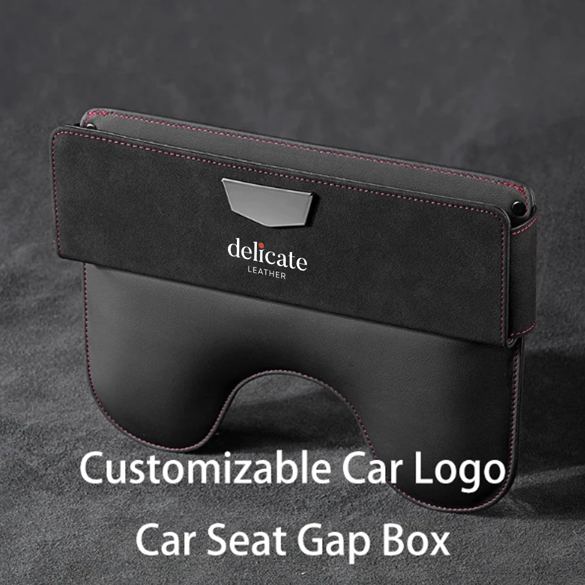 Multifunctional PU Leather Car Seat Gap Filler & Organizer - Delicate Leather