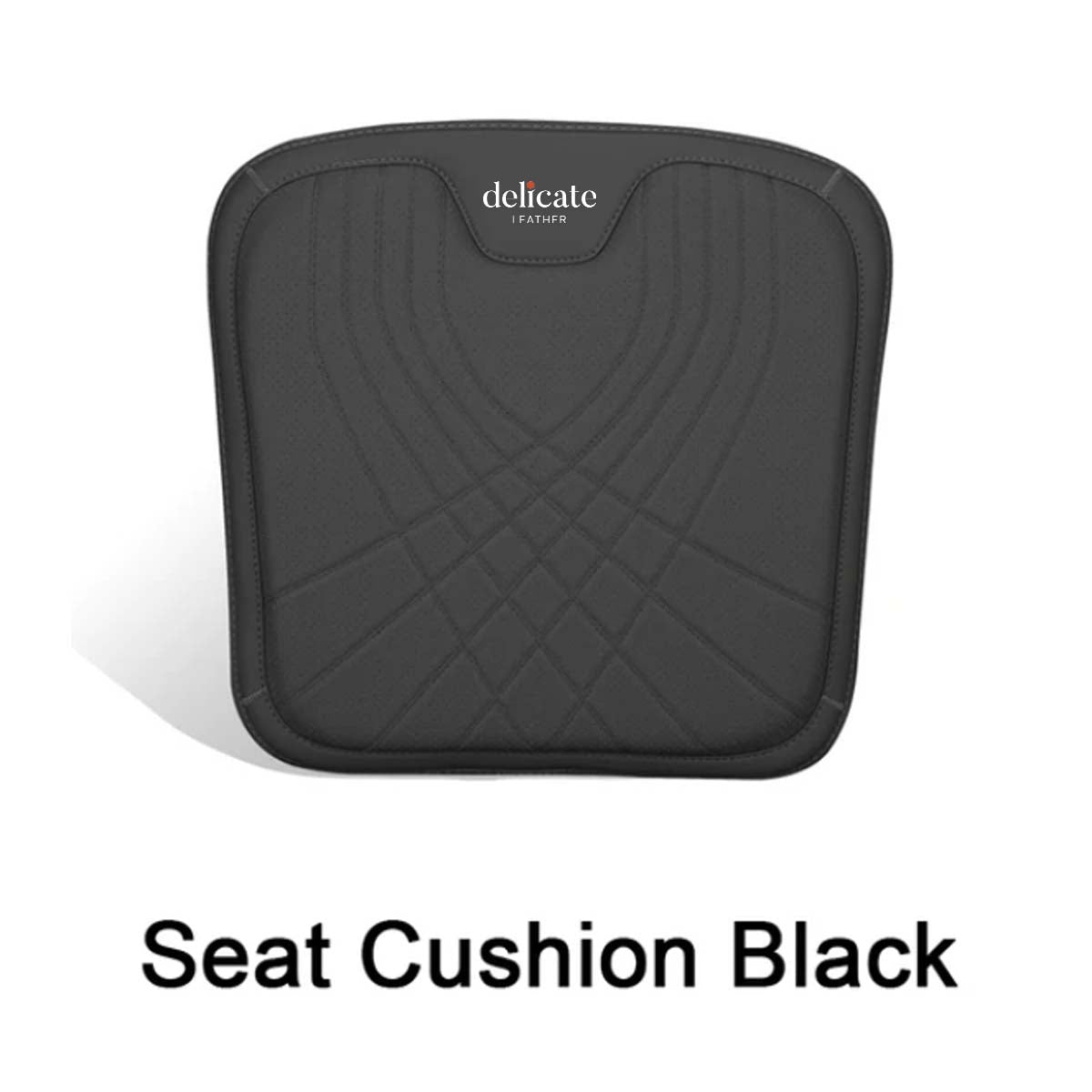 Nappa Leather Car Headrest Neck Pillow: Soft Seat Lumbar Support Waist Pillow for Enhanced Comfort - Delicate Leather