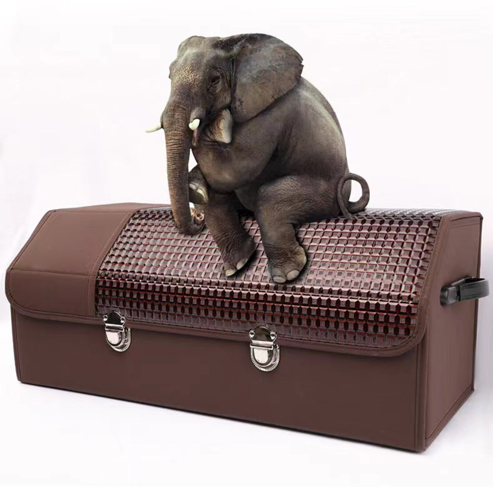 Organizer for Trunk Box Storage, Custom-Fit For Mercedes AMG, Car Accessories Interior Vehicle Supplies Accessories DLLM252 - Delicate Leather