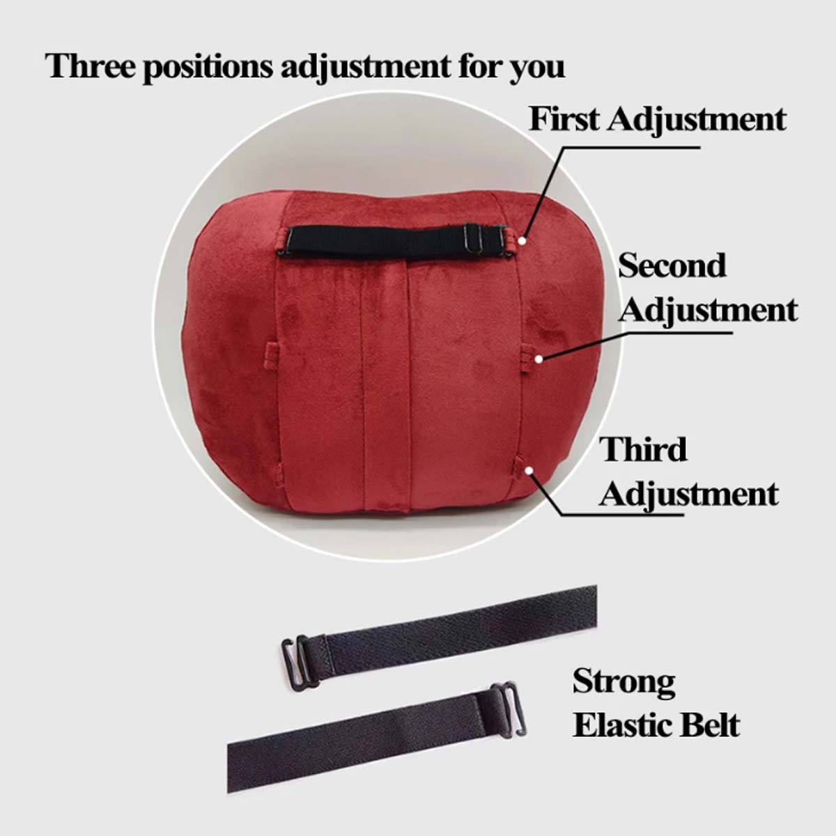 Delicate Leahter Car Seat Headrest Neck Pillow: Premium Accessories for Enhanced Comfort - Delicate Leather