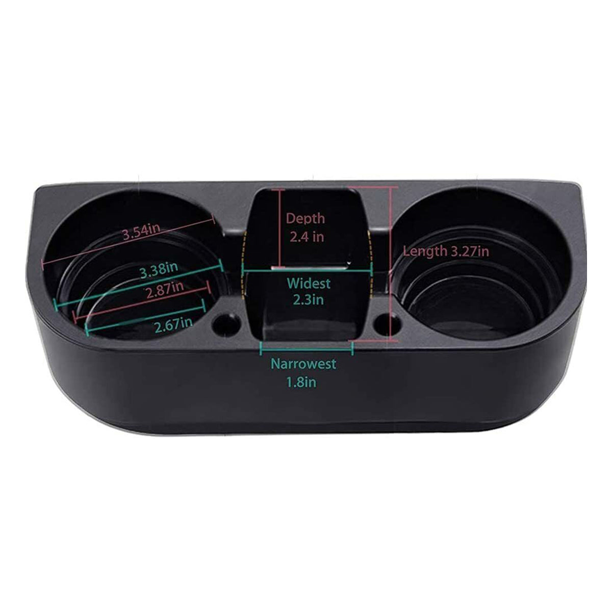 Personalized Cup Holder Portable Multifunction Vehicle Seat Cup Cell Phone Drinks Holder Box Car Interior Organizer, Daddy Est Year, Happy Father's Day, Custom For Your Cars, Car Accessories, Gift for Daddy
