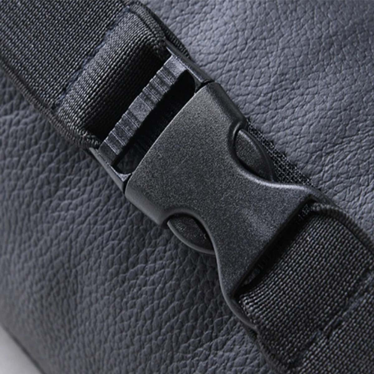 Premium Genuine Leather Car Seat Headrest Pillows: Cylindrical Black Neck Support Covers with Memory Foam Head Bone Protectors for Enhanced Auto Safety - Delicate Leather