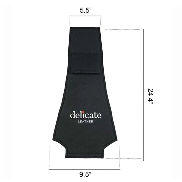Car Seat Headrest Cover Breathable Flexible Headrest Covers Velcro Auto Headrest Covers Universal Fit, Custom For Your Cars, Car Accessories KO13998 - Delicate Leather
