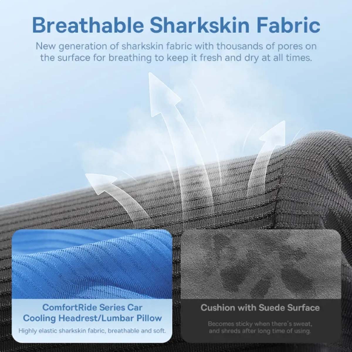 Baseus Car Neck Pillow Cushion: Premium Vehicle Head Pillow for Enhanced Seat Headrest and Lumbar Support, Memory Foam Travel Pillow - A Must-Have Car Accessory for Ultimate Comfort - Delicate Leather