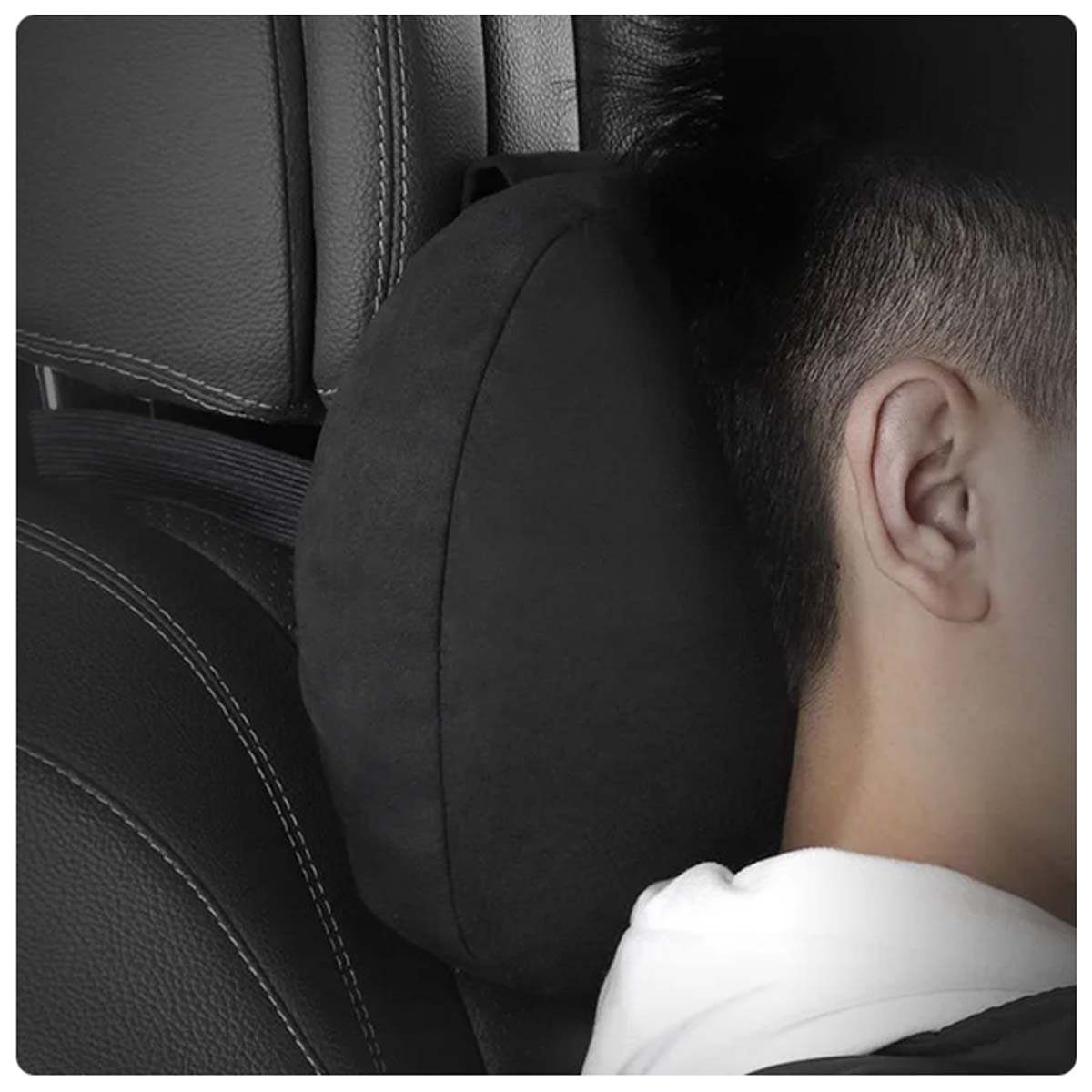 Delicate Leather High-Quality Car Headrest Neck Support Seat Class: Soft, Universal, and Adjustable Car Pillow Neck Rest Cushion for Superior Comfort - Delicate Leather