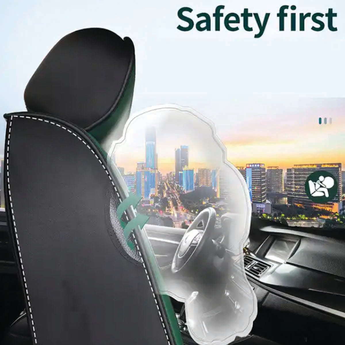 Delicate Leather Car Seat Covers Universal Waterproof Custom-Fit 5D Leather Car Seat Covers, Four-Season Durability, Complete 13-Piece Set for Five Seats - Delicate Leather