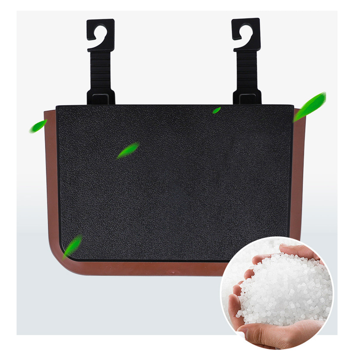Hanging Waterproof Car Trash can-Foldable, Custom-Fit For Car, Waterproof, Equipped with Cup Holders and Trays DLKO251
