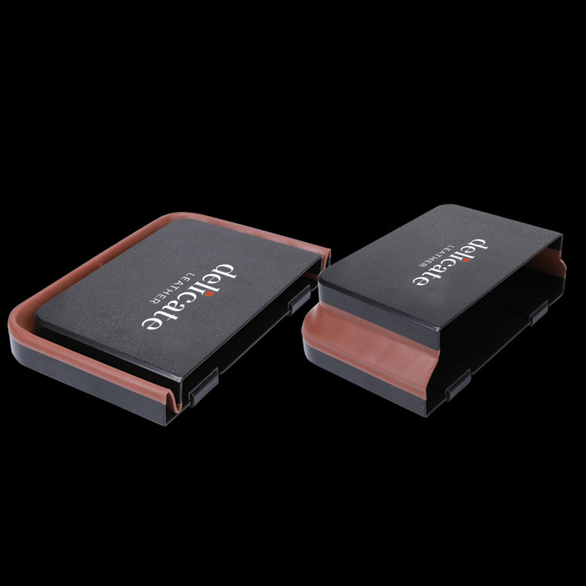 Delicate Leather Hanging Waterproof Car Trash can-Foldable, Custom For Your Cars, Waterproof, and Equipped with Cup Holders and Trays. Multi-Purpose, Car Accessories VE11992 - Delicate Leather