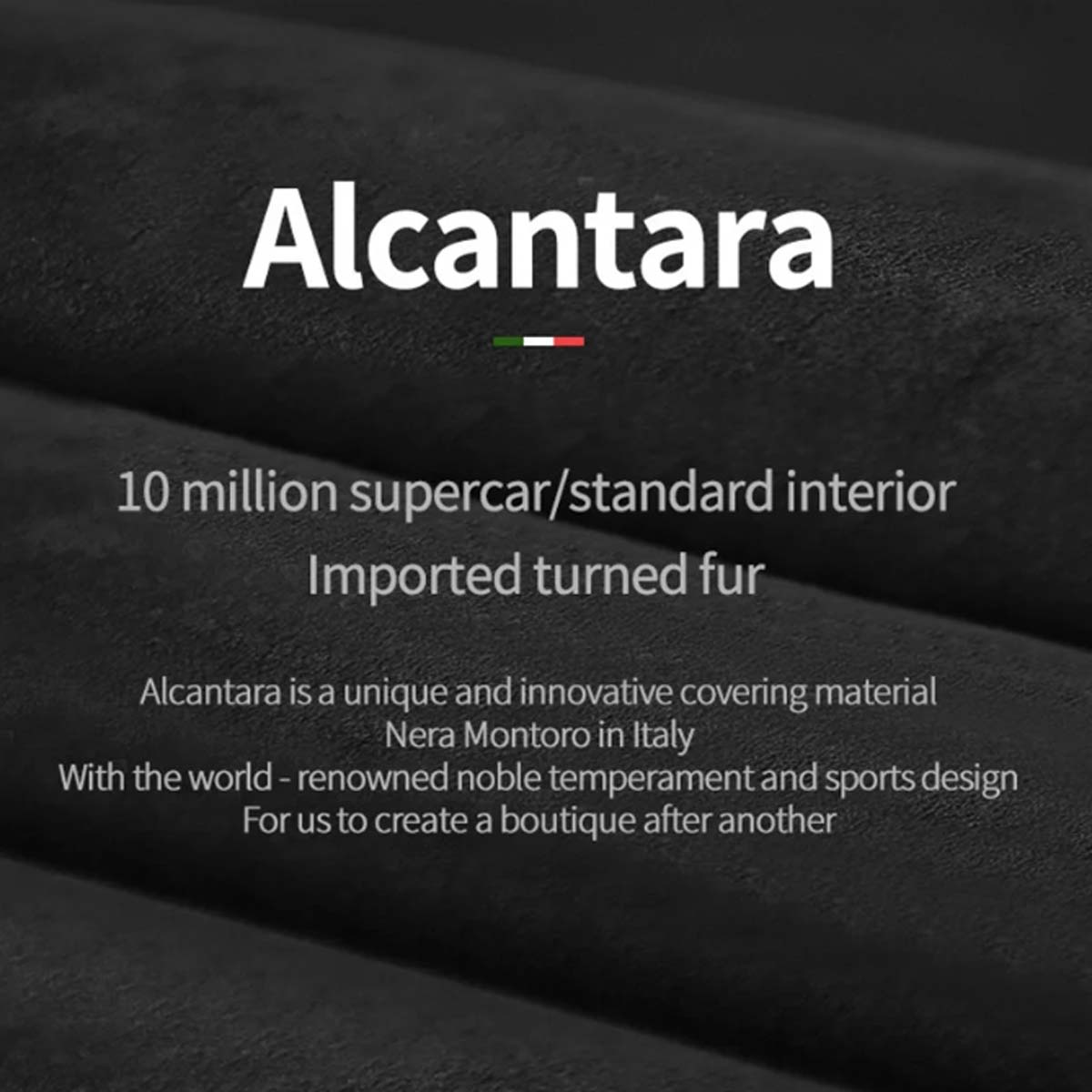 Delicate Leather, Universal Four-Season Deerskin Car Neck Pillow: Premium Round Headrest for Car Seats with Alcantara Interior - A Must-Have Car Accessory for All Seasons