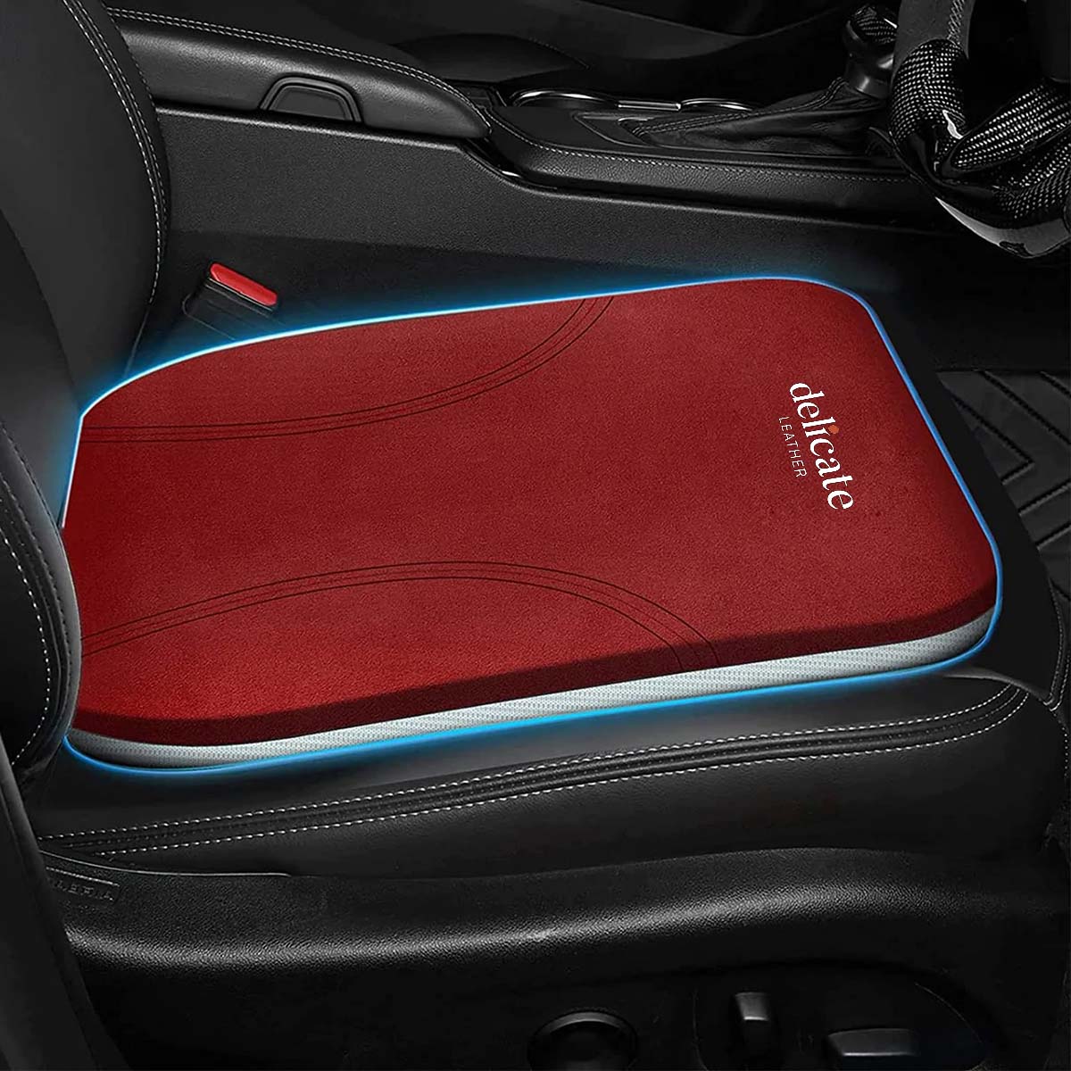 2-in-1 Car Accessories Bundle! This set includes a luxurious Car Seat Cushion, and a handy Car Seat Gap Filler Organizer