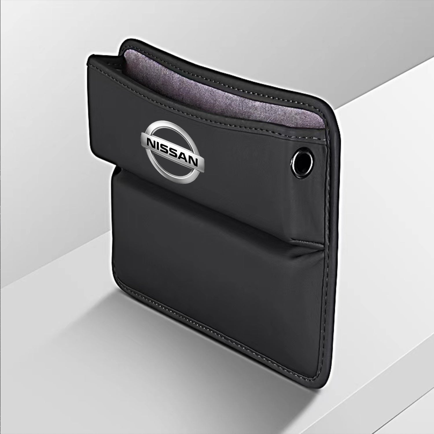 Car Seat Gap Filler Organizer, Custom Fir For Your Cars, Multifunctional PU Leather Console Side Pocket Organizer for Cellphones, Cards, Wallets, Keys
