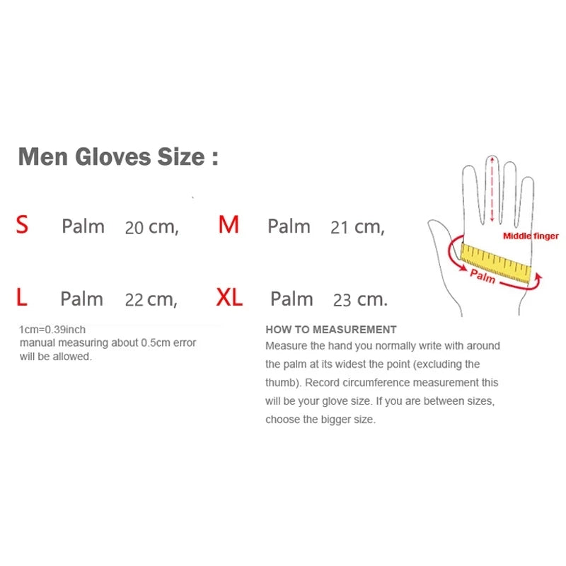 New Arrival Spring Men's Leather Gloves - 100% Goatskin Half Finger Fingerless Gym Fitness Driving Gloves - Delicate Leather