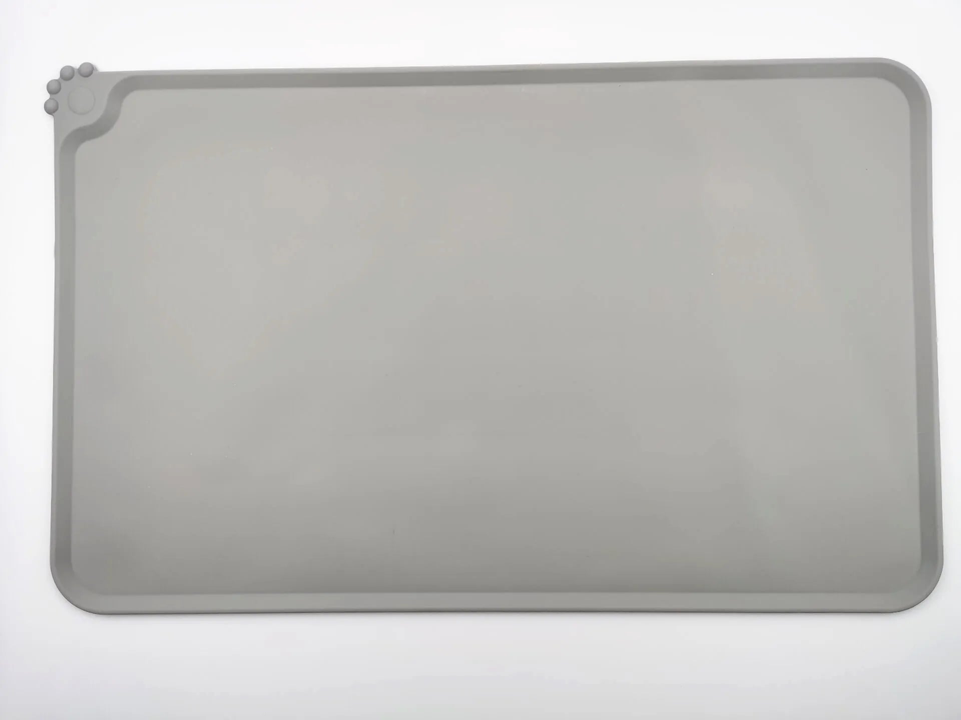 Pet Silicone Food Mat Portable Waterproof Leak-Proof Non-Slip Feeding Mats Bowl Pad Cushion For Cats Dogs Pet Items - Delicate Leather