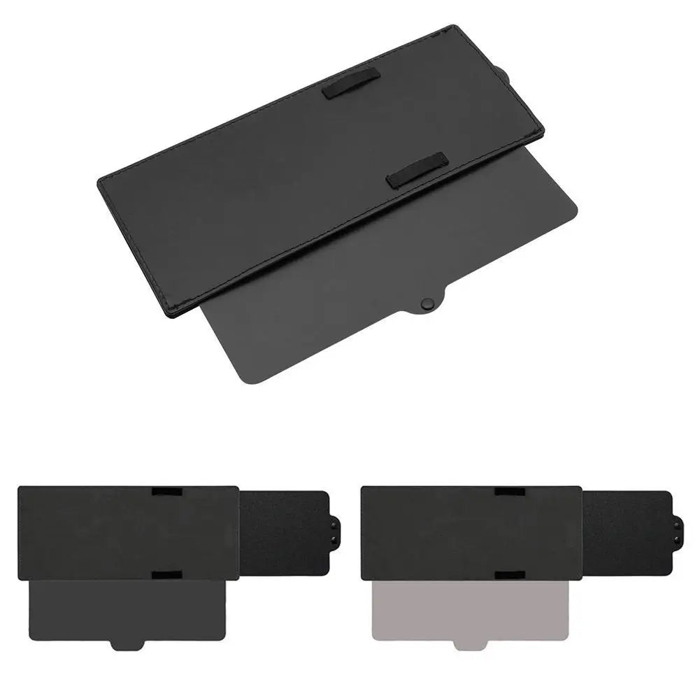 Car Sun Visor Extension Extender Front Side Window Sun Adjustable Truck Elastic Visor Bands Polarized Shade Anti-Glare - Delicate Leather
