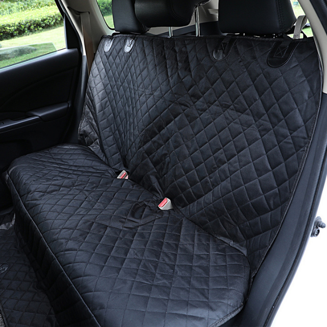 Waterproof Dog Car Seat Cover - Pet Transport Carrier for Car Backseat - Delicate Leather